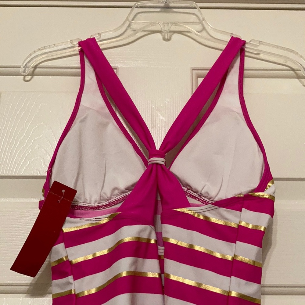 Bongo Strip Tankini Top - Picture 2 of 6